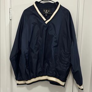 Starter Navy Blue Pullover Jacket
